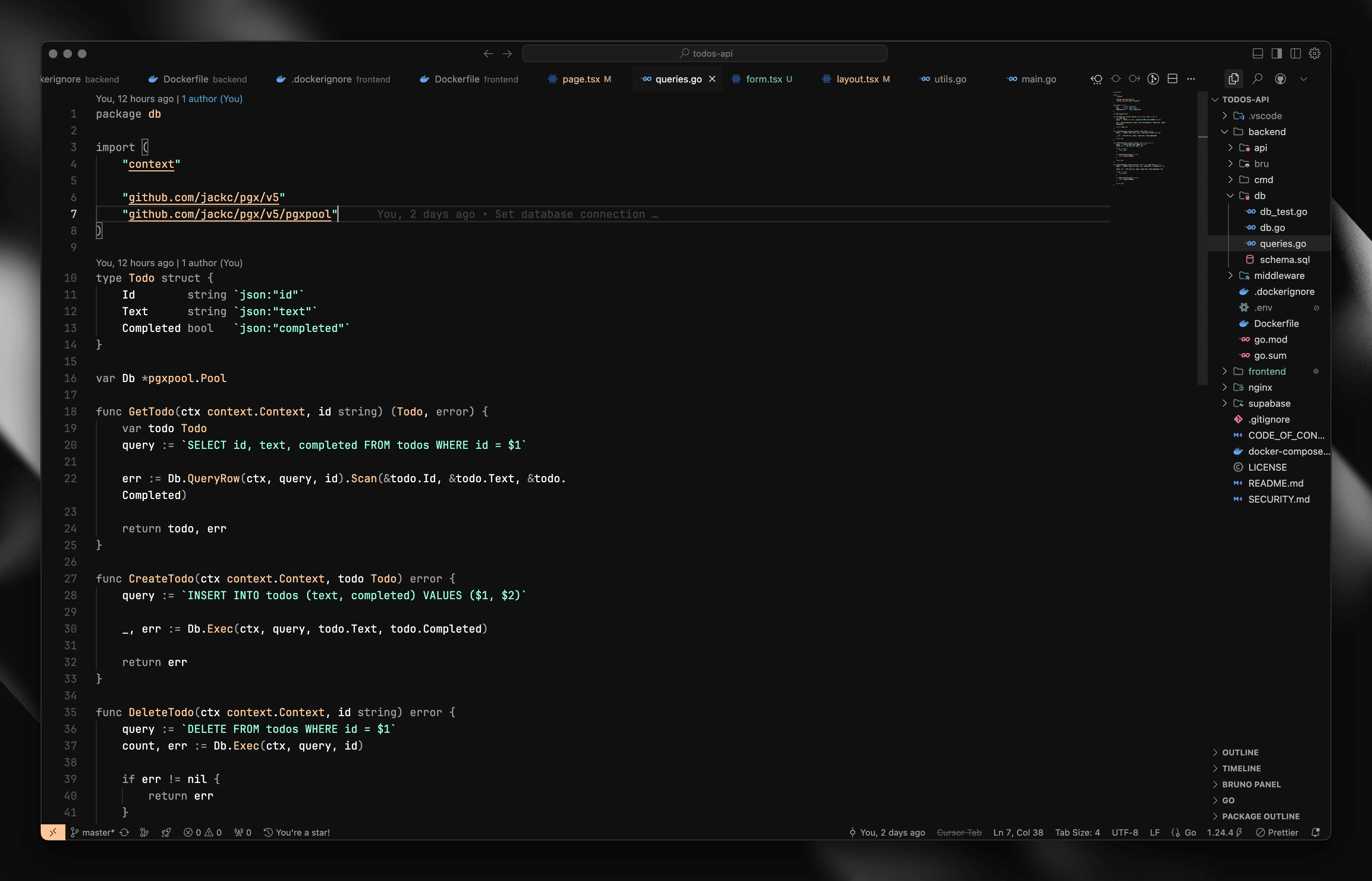 Backend image